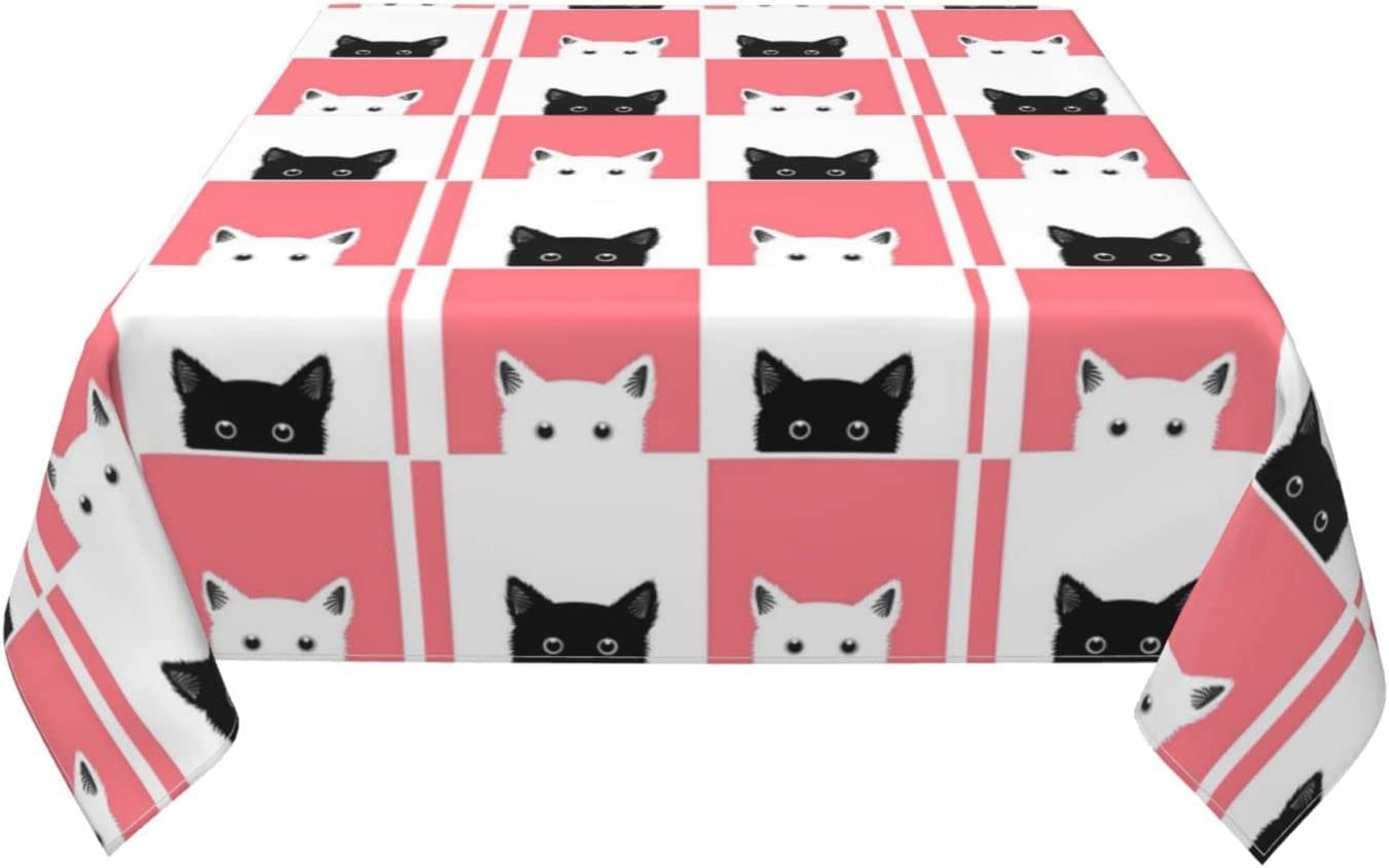 Amazon.co.jp: テーブルクロス キャット ネコ 可愛い 猫柄