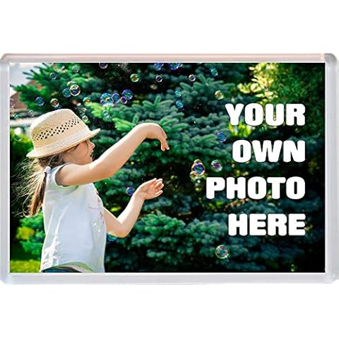 Personalised Custom Photo Gift JUMBO Fridge Magnet 96 x 67 mm Cover