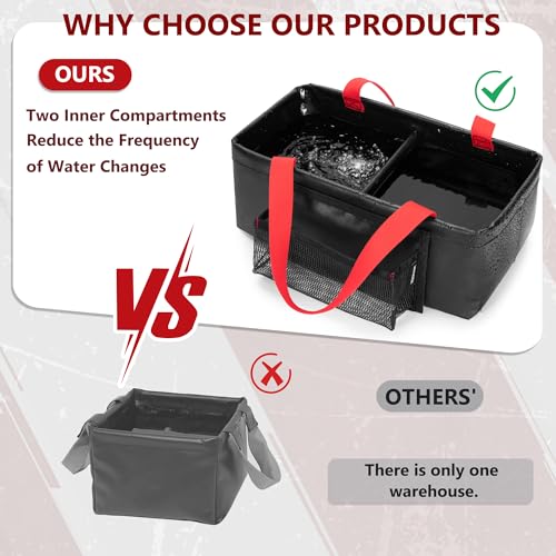 HODRANT Grill Rescue Dunk Tank with 2 Rooms for Camping (Soak Basin Only) by HODRANT - Used condition - Image 6