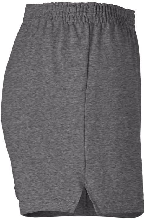 Soffe Women's Junior Authentic Cheer Short - Comfortable Cotton Blend, for Gym, Dance, Elastic Waistband, Soft Fabric (US, Alpha, Large, Regular, Regular, Gun Metal) - Image 4