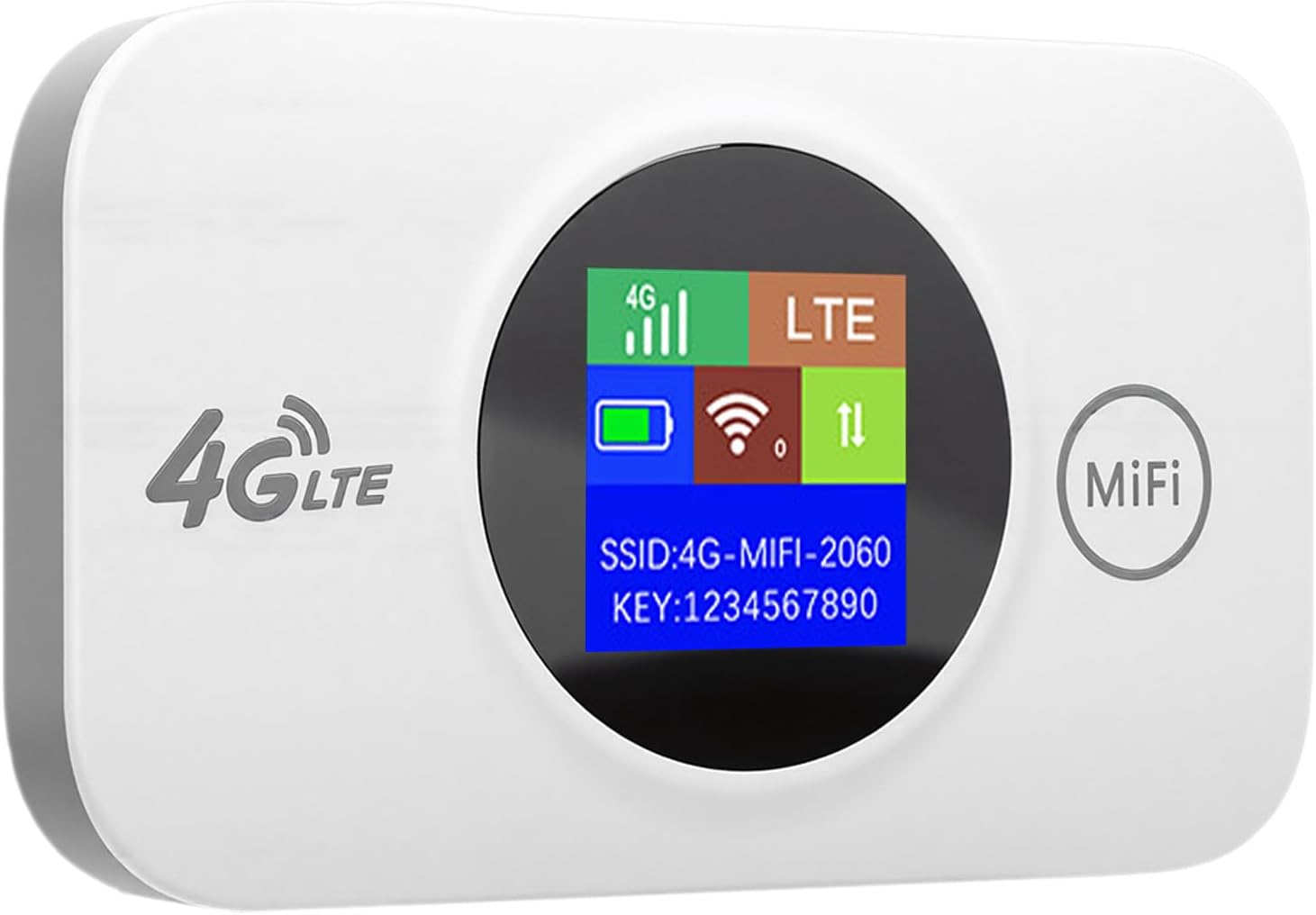 Fafeicy 4G Portable WiFi, 300Mbps High Speed Mobile Hotspot with Built in 3000mAh Battery, for Business Travel Outdoor Camping Streaming Video Calls