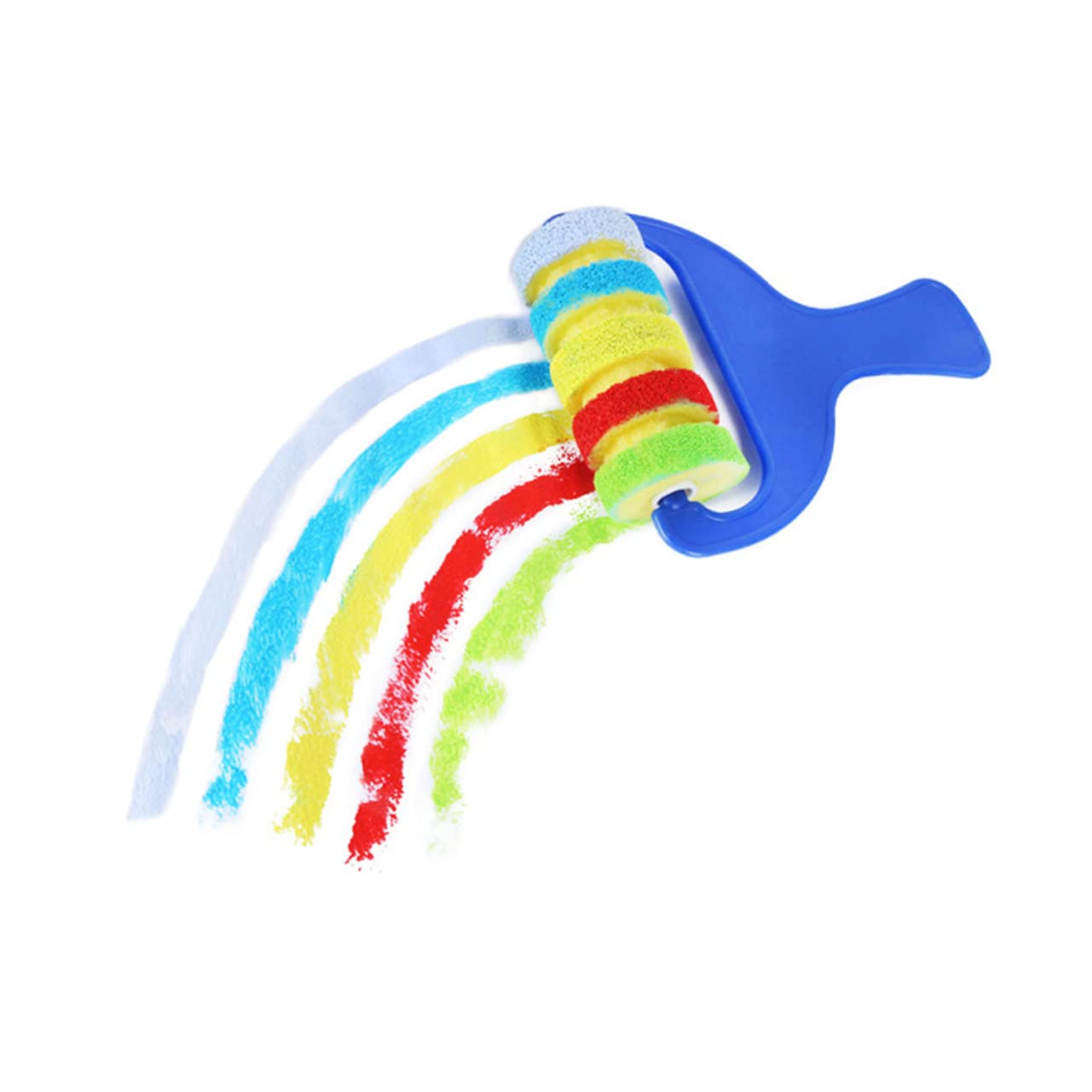 OSALADI 4Pcs Creative Graffiti Sponge Roller for Fun Drawing Tool for Painting Stamp Brushes for Arts and Crafts Activities