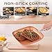 Toutrop Non-Stick Copper Square Frying Pan, 12