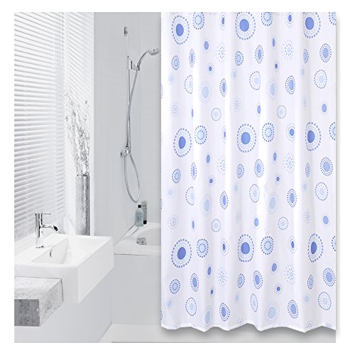 Differnz 31.002.72 Rado  Cortina de ducha textil 180 x 200 azul