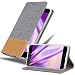 Produktbild Cadorabo Hülle für Huawei P10 Plus in HELL GRAU BRAUN - Handyhülle mit Magnetverschluss, Standfunktion und Kartenfach - Case Cover Schutzhülle Etui Tasche Book Klapp Style