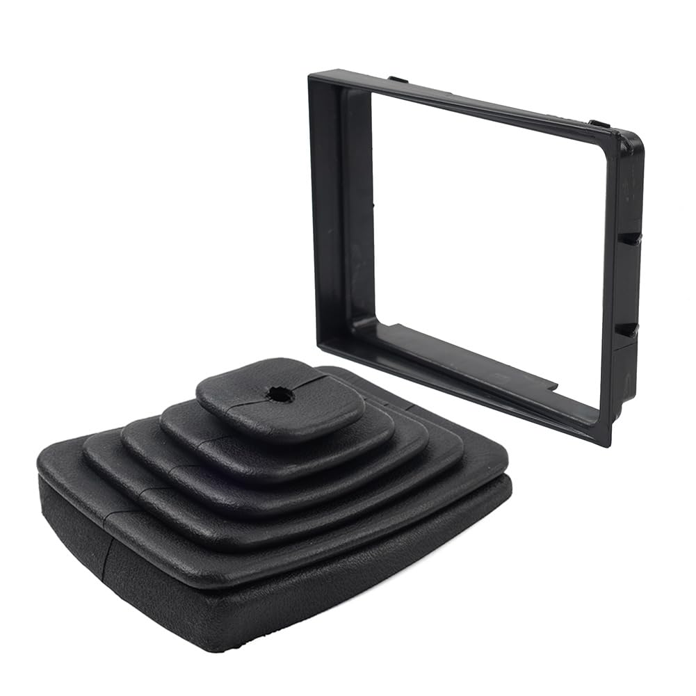 Newsmarts Gear Shift Transmission Lever Boot & Bezel for Jeep Cherokee 1984-1996 Rubber Black