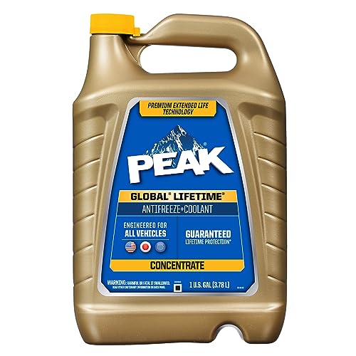 PEAK Global Lifetime Concentrate Antifreeze and Coolant for All Vehicles, 1 Gal. by PEAK - Used condition - US$18.62