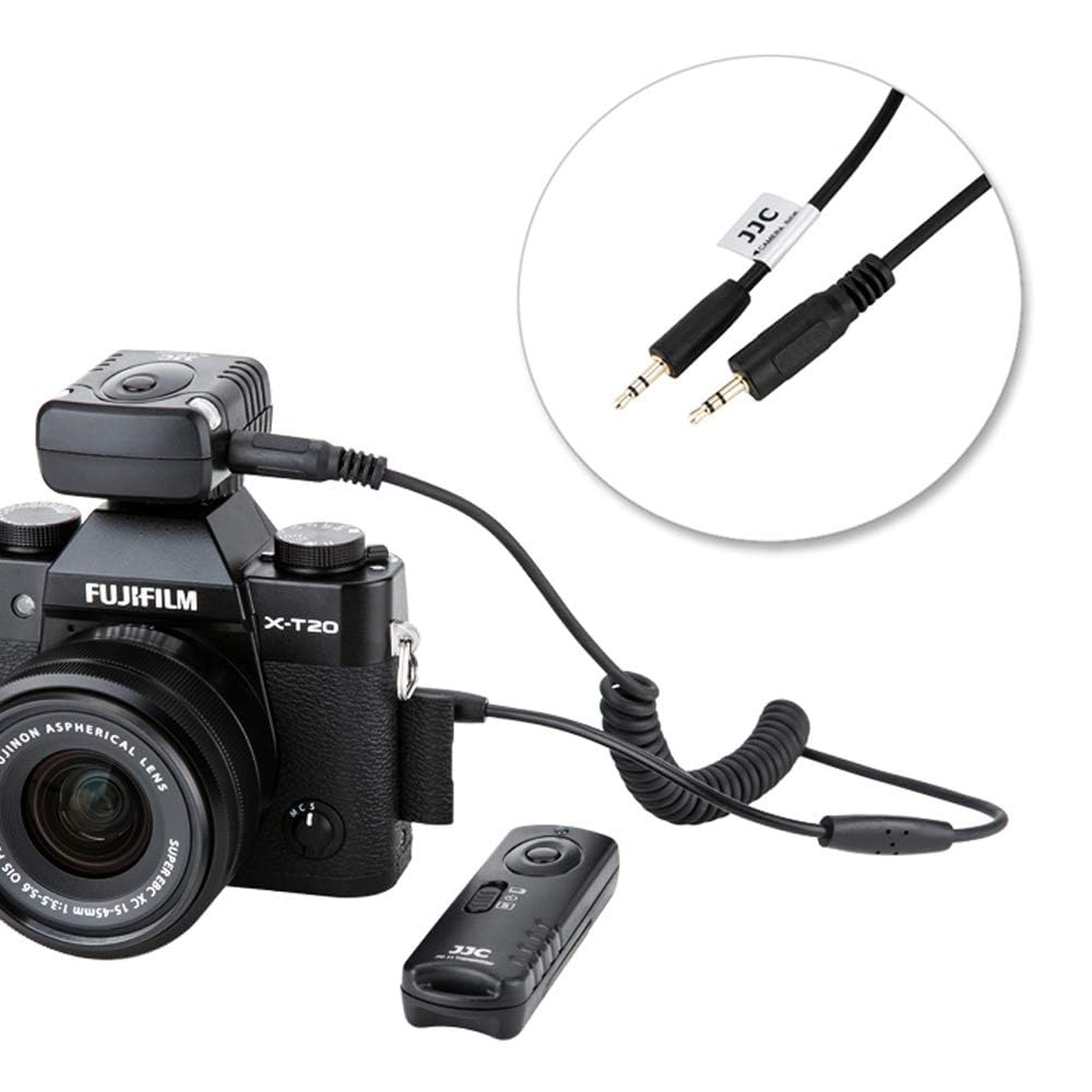 Télécommande sans Fil pour déclencheur Fujifilm Fuji X-M5 X100VI X-T5 X-T3 X-T4 X-T2 X100V X-H1 X-Pro2 X-T30III X-T30II X-T30 X-T20 X-E5 X-E3 X-T100 X-A5 X100F XF10 GFX 100S 50S 50R