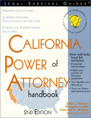 Buy California Power of Attorney Handbook: With Forms (Legal Survival Guides) — BookShops.in