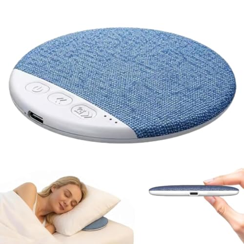 Image of Bluetooth Pillow Speaker for Sleeping, Ultra-Thin Under Pillow Speaker with White, Sleep Timer, Wireless Private Listening, Rechargeable Sleep Aid for Side Sleepers, Bedtime Music