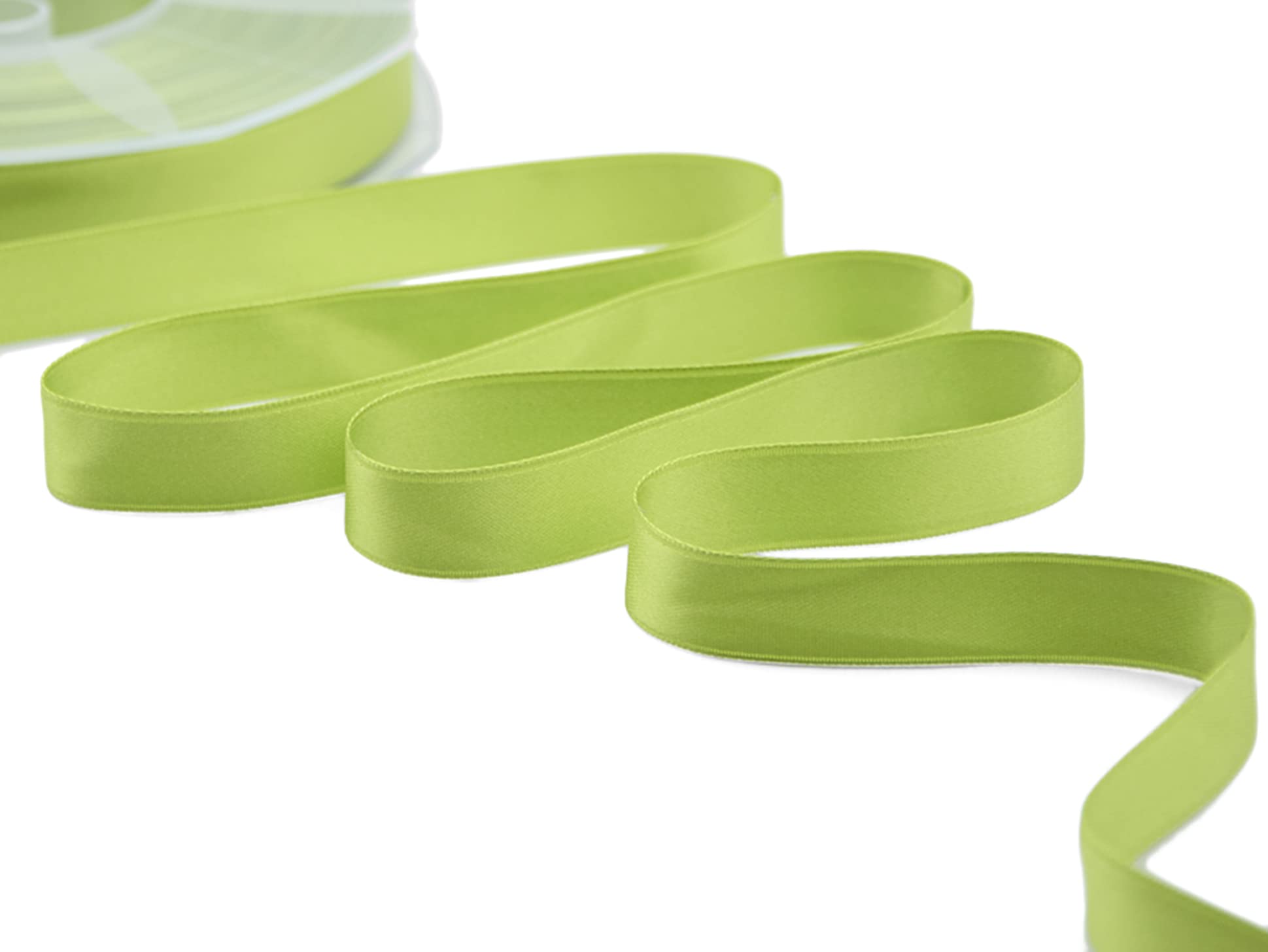 Furlanis Ribbon, Satin, Green Pistachio, 16 mm x 50 m