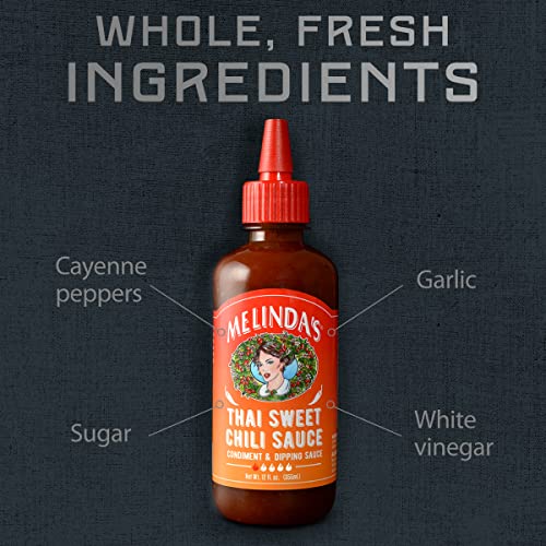 Image of Melinda's Thai Sweet Chili Sauce - Sweet & Mild Hot Sauce, 12oz 3pk