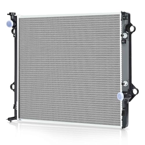 Image of DWVO Radiator Complete Radiator Compatible with 2003 2004 2005 2006 2007 2008 2009 Lexus GX470 Base, Compatible with 2003-2009 Toyota 4Runner 4.7L V8, Replace 1640050300, TO3010275, CU2581, 2690
