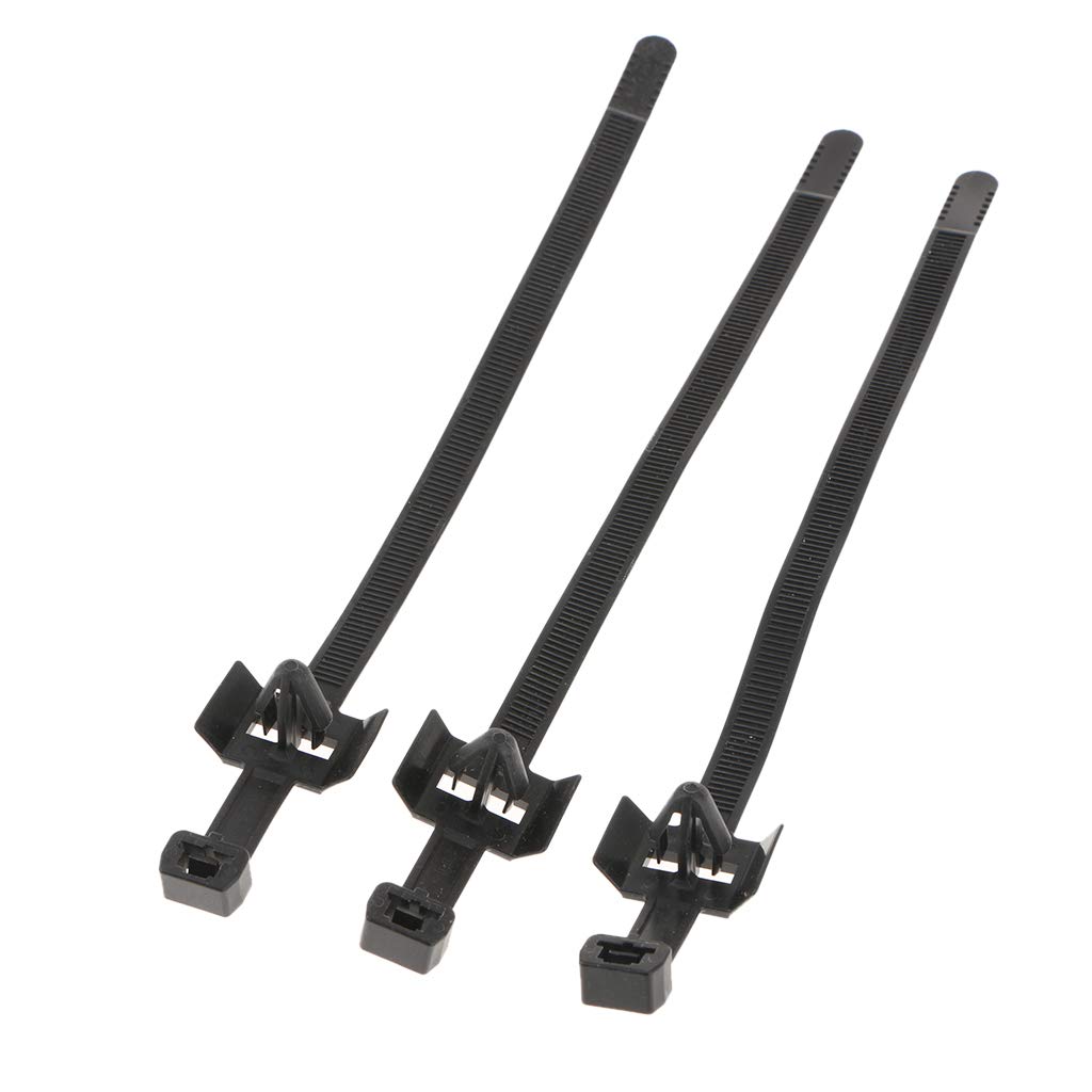 Armpow 110 Fascette Per Montaggio Auto Con Cerniera Nera In Nylon Push-in Fascette Per Cavi Resistenti Autobloccanti Resistenti Ai Raggi UV Per - Foto 6