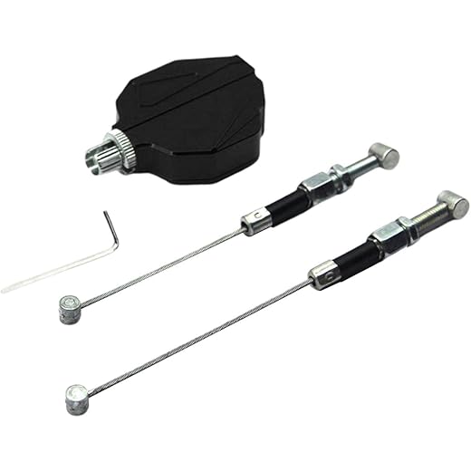 UJEAVETTE Motorcycle Clutch Cable Lever Replacement Black