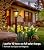 Solar Post Lights, 3000K Solar Lamp Post Light Fixture with Pier Mount Base, Dusk to Dawn Solar Post Lights Outdoor Waterproof for Garden Post Pole Mount, Replaceable Bulb, Decorative Lamp
