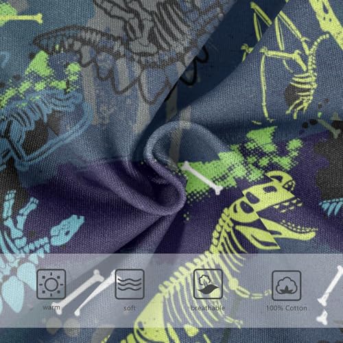 Boys' Exclusive Briefs Toddler Underwear 95% Combed Cotton Boxerbriefs 2T Dark Dinosaur Pattern 43