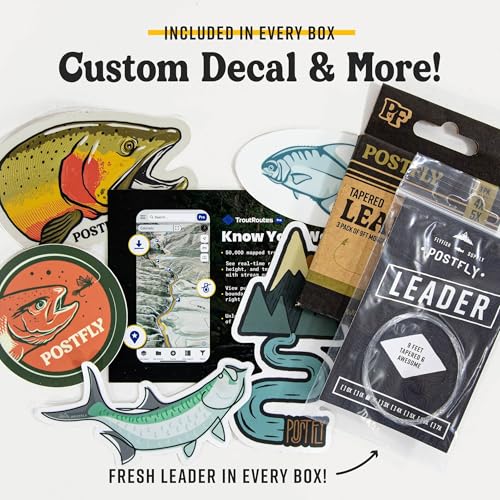 Image of Postfly Trout Fly Fishing Kit, Premium Flies for Rainbow Trout, Brown Trout and Brook Trout