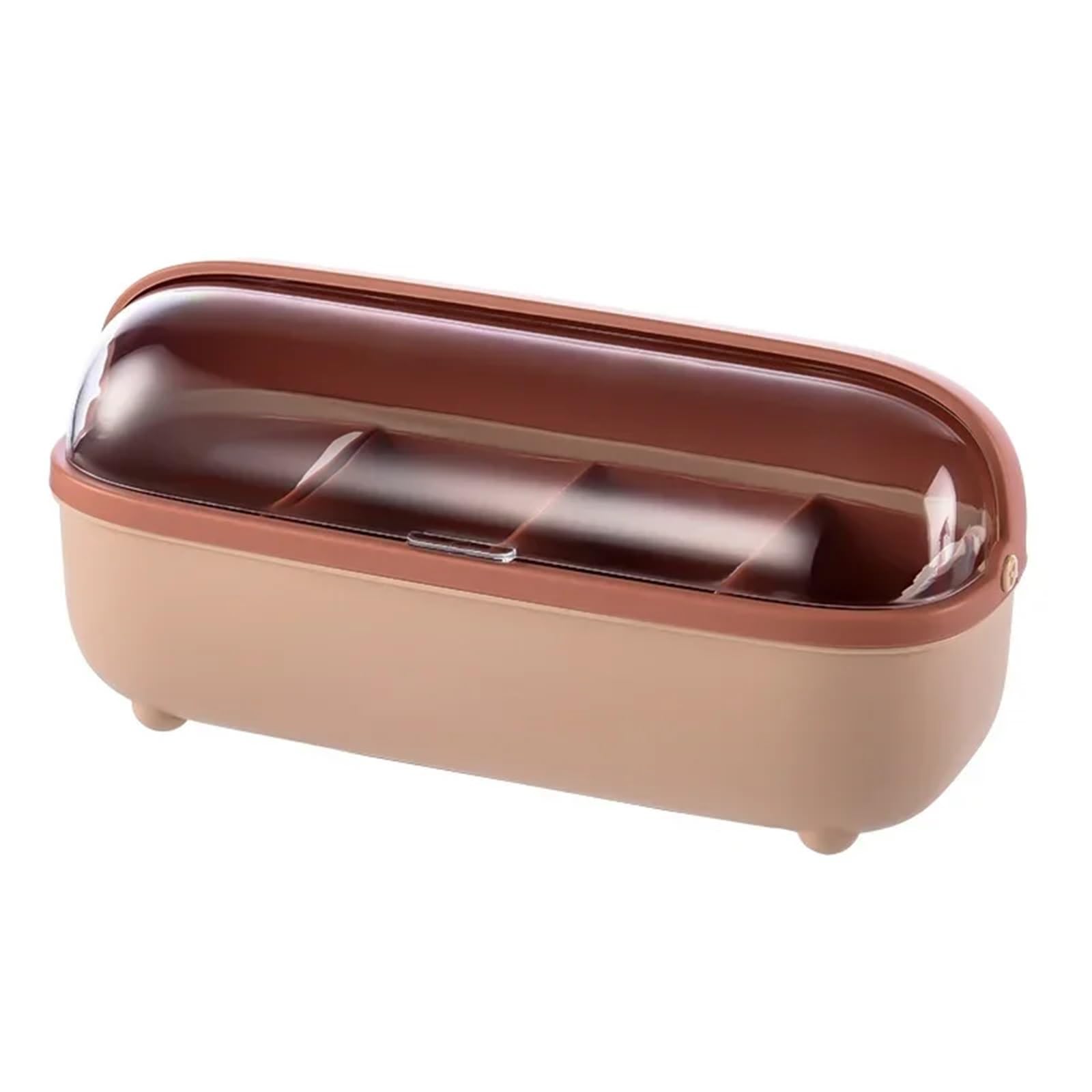 CNYUON Spice Jar Salt And Pepper Shakers Container Set Oval Transparent Seasoning Box Rack Kitchen Storage Tools(Pink)
