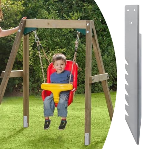 Anclajes para postes de madera en jardín y fijación de casitas de juego infantiles 3