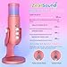 ZealSound USB Gaming Microphone for iPhone PC Type C Phone,Noise Cancellation,K66 RGB Condenser Mic with Controllable Led Lights,Echo,Touch Mute,Monitor,Gain for Podcast,Gaming,Podcasting,ASMR (Pink)