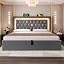 Grey - Adjustable Headboard