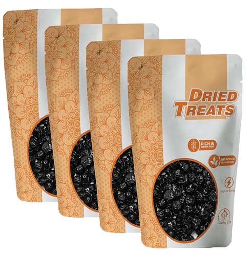 Image of Dried Treats Dried Fruits Nuts And Seeds (Dried Blueberry Plum, 1000G (4X250Gm))