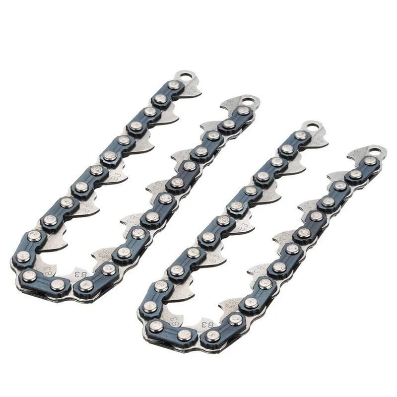 Genérico Accesorios for desbrozadora, 2 Piezas de Hilo de Corte de Cadena de Metal for Cabezal de desbrozadora