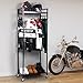 EROTASH Motorcycle Helmet Holder, Motorcycle Gear Storage Rack, Display Stand for Accessories, Jacket, Gloves and Boots, Helmet Rack for Garage or Workshop Organization