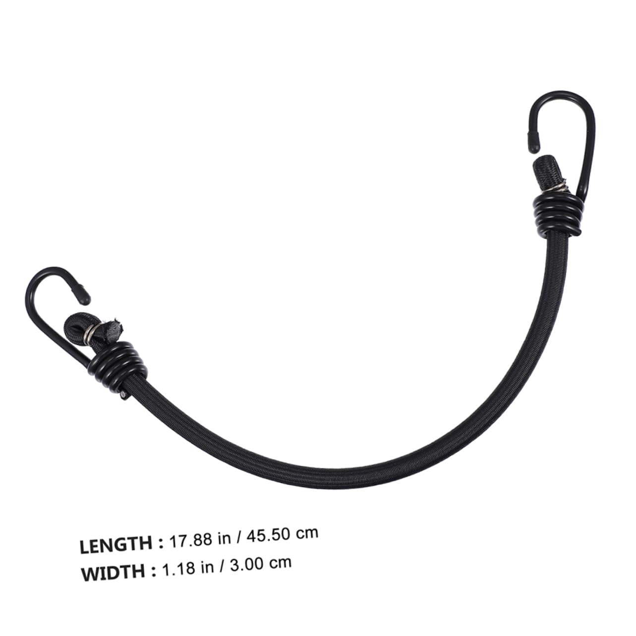 4 Pièces Corde Élastique Crochet Corde Élastique pour Bagages et Légère Fixation de Tentes Activités en Extérieur