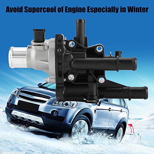 termostato cruze 2011 + Termostato, 25192228 Guarnizione sensore temperatura termostato liquido refrigerante motore per Cruze 2011-2015