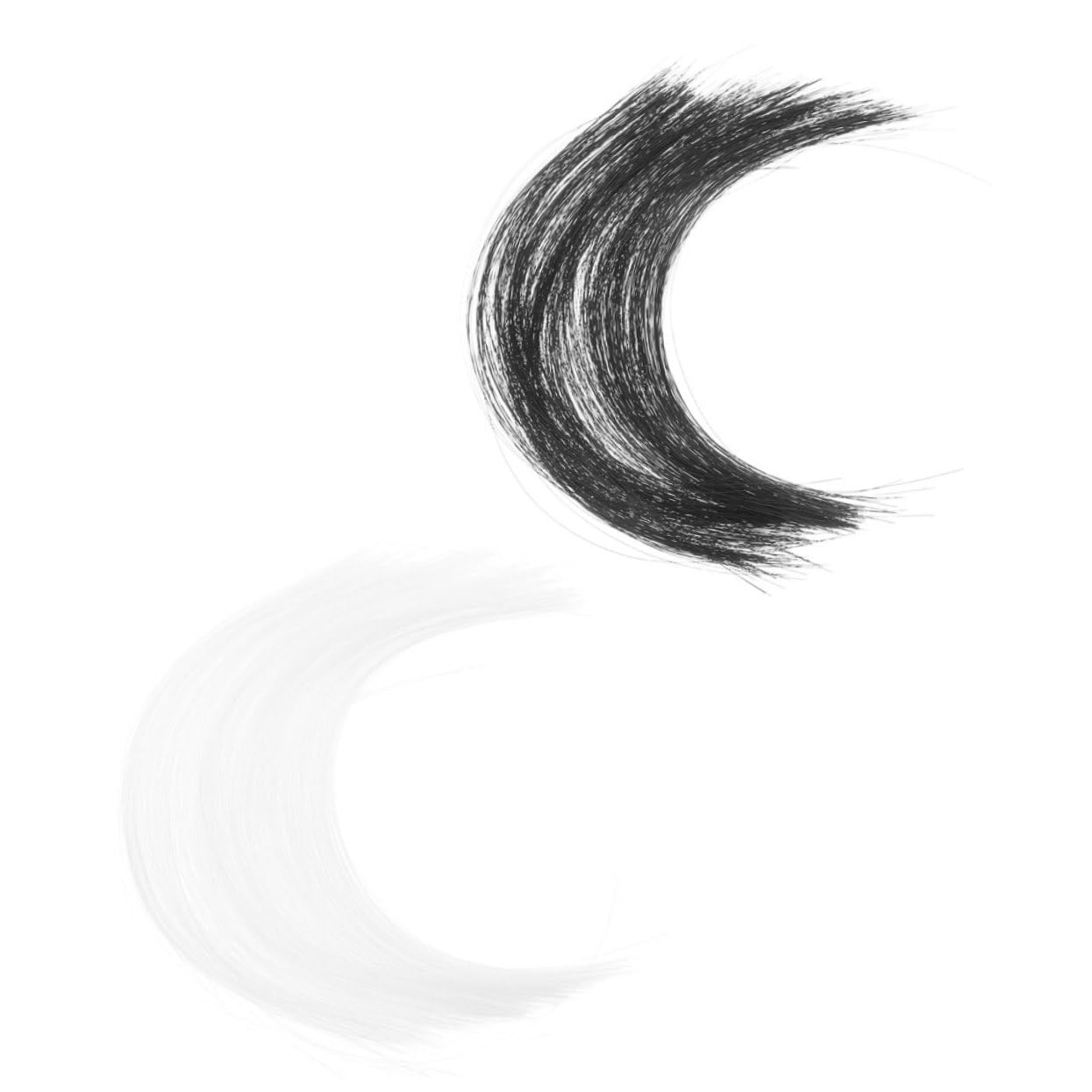 VILLCASE 2Packs Faux Animal Whiskers Kits for Needle Felting Realistic Simulated Whiskers for Crafting Soft Whiskers Supplies for Animal Projects