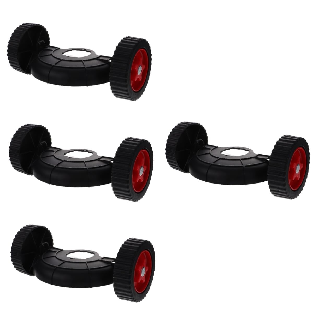 BESPORTBLE 4juegos Ruedas De Soporte Para Cortacésped Repuesto De Ruedas Giratorias Casters De Fácil Instalación Para Jardín Mejora El Transporte y Maniobrabilidad Del Cortacésped