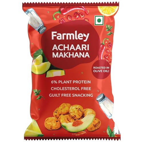 Image of Farmley Achaari Makhana | Roasted In Olive Oil | 51g