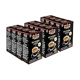 King Coffee Espresso Instant Coffee Vietnamese Coffee, Trung Nguyen International, Arabica Instant Coffee Mix, Medium Roast, 15 Sticks Per Box x 2.5g, Pack of 12