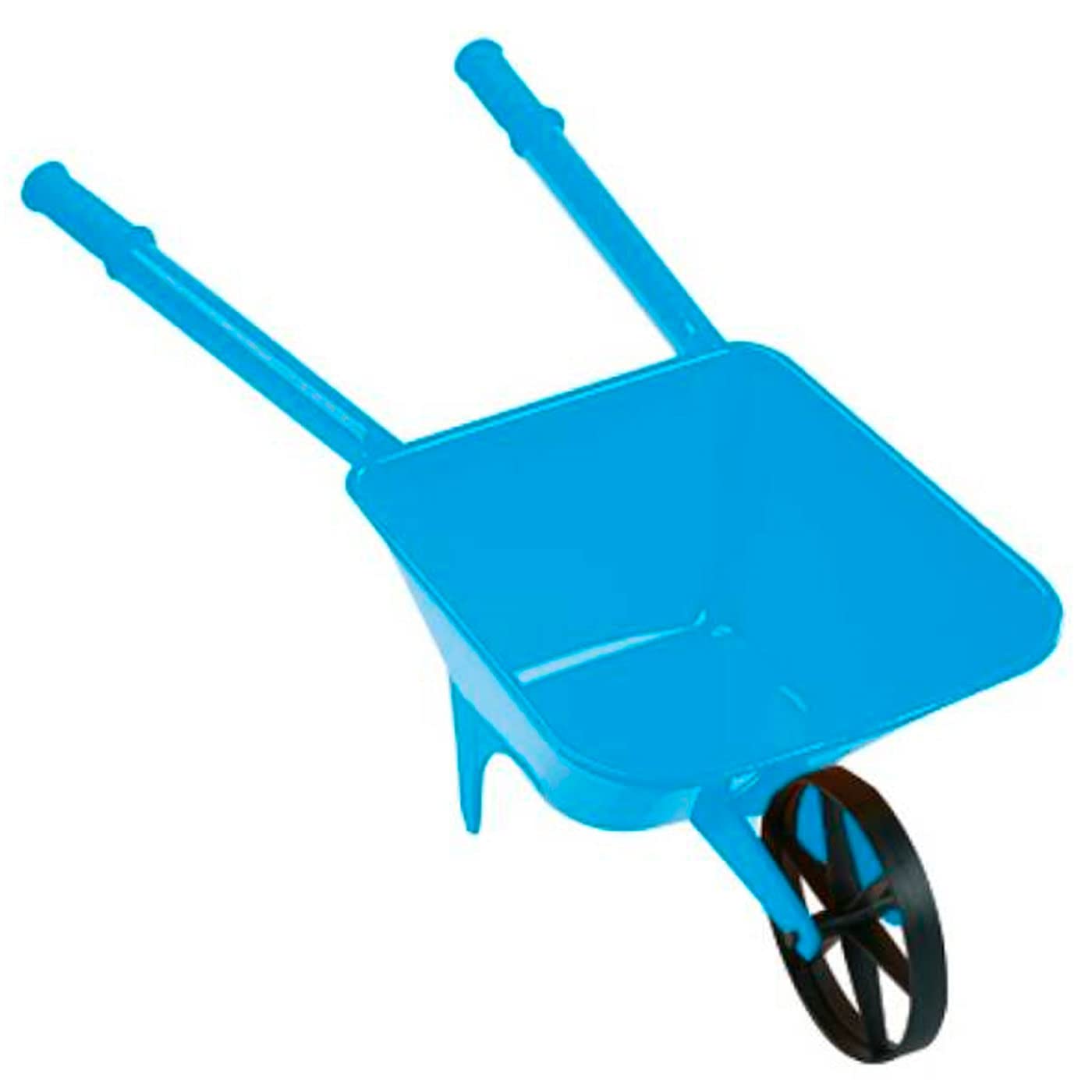 Tradineur - Carretilla de Playa de plástico, Juguete Infantil para Jugar en la Arena, Parque, jardín, Regalo para niños, 49 x 19,5 x 16 cm, Color Aleatorio