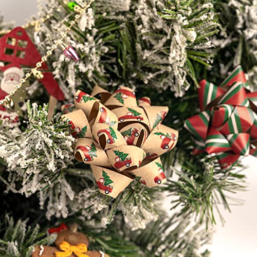 Ruspepa RGBK-SD-QC15P Kraft Paper Christmas Gift Bow Assortment thumb #8