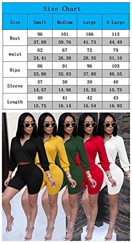 Women 2 Piece Short Set Sexy Outfits for Women Sweatsuits Matching Tracksuit Set Cute Loungewear Casual Clubwear Red L