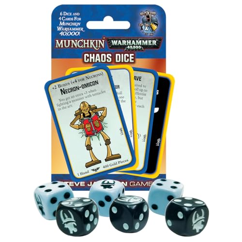 Steve Jackson Games Munchkin Warhammer 40000 Chaos Dice, Multi-Colored