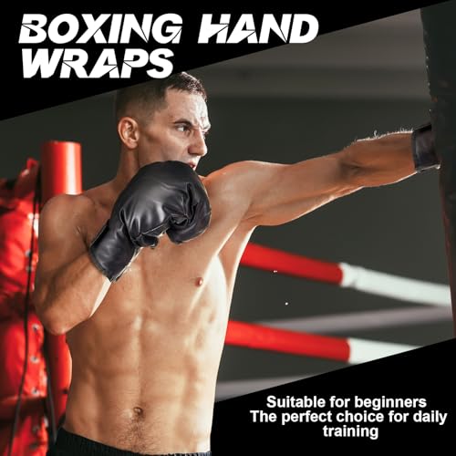 Image of Kanayu 14 Pcs Boxing Gloves and Headgear Set for Beginners Youth 16 Ounce Boxing Gloves Headgear Helmet Hand Wraps Mouth Guards Equipment for Beginners Training Equipment Gifts