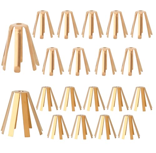 Tinoaly 20pcs Universal Golf Shaft Adapter Shims, Durable Brass Shaft Shims for 335 350 355 370 Iron...