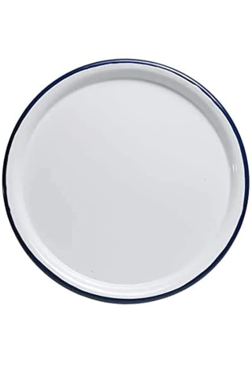 Enamel Pro-Spec Enamelware Plate, White with Blue Rim, 30 cm, for Jewellery, Surgical and Food Works-image-35