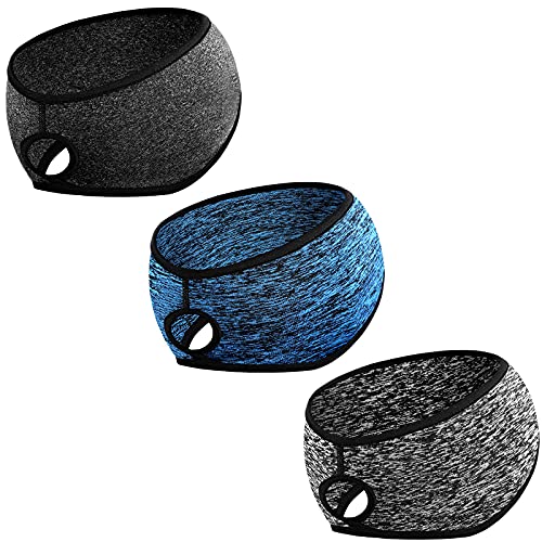 Bandeau queue de cheval cyclisme et running par temps froid lot de 3 coloris