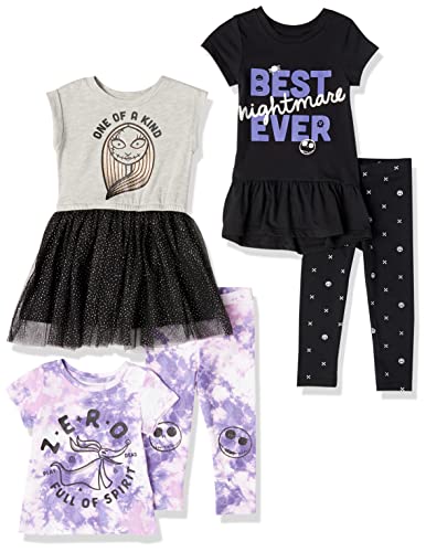 Amazon Essentials Disney | Marvel | Star Wars | Frozen | Princess Set di Capi da combinare e Abbinare Bambine e Ragazze, Pacco da 5, Stampa Mostro, 5 Anni