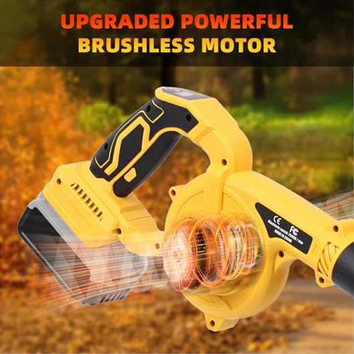 Ylbt ELECTRIC HAIR DRYER Leaf Blower Cordless For Dewalt Battery: 2-In-1 Portable Leaf Blower & Vacuum Cleaner thumb #3