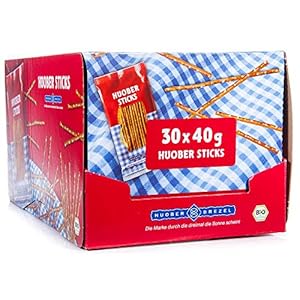 HUOBER Bio Mini Sticks, toonbank display met 30 x 40g zakken
