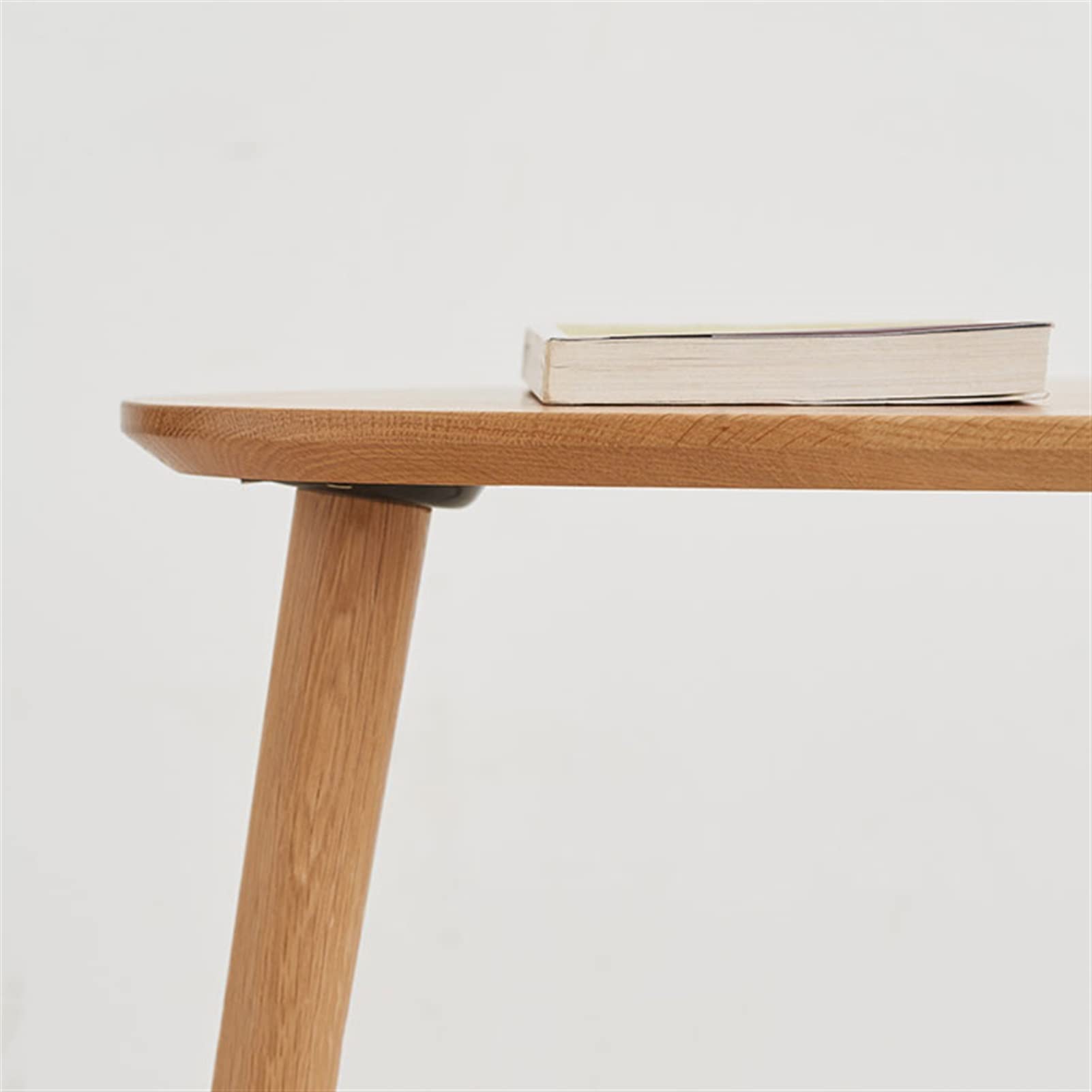UNNS Fin de Table Table d'appoint de Canapé Table Basse Table Basse Table Petite Table de Coin canapé Table de Chevet avec Salon Chambre Balcon mobilier, chêne