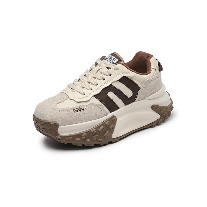 SYIDU Women's Chunky Fashion Sneakers Platform Dad Shoes for Women Comfortable Wedge Walking Sport Sneakers