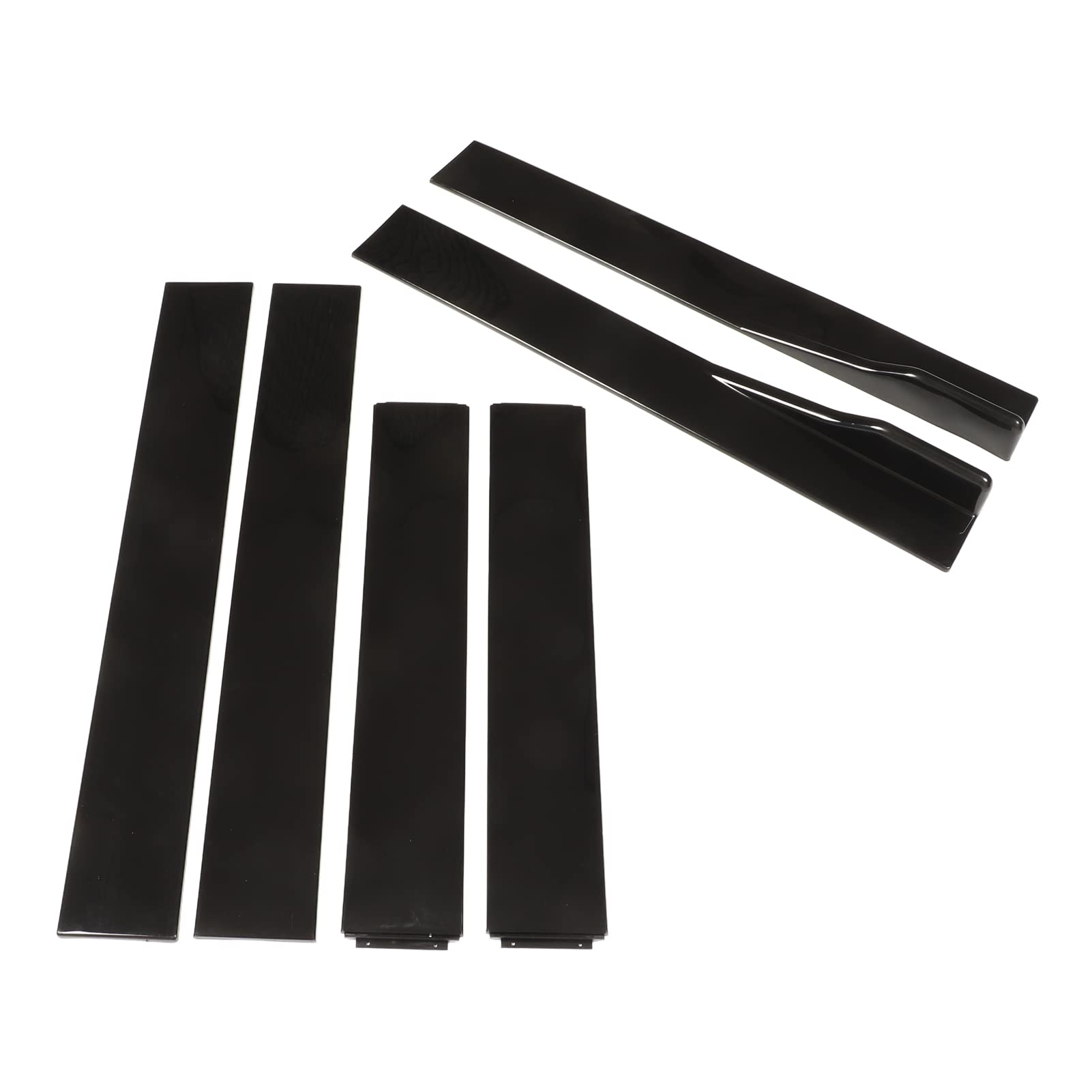 Minigonne Laterali per Auto, Minigonne Laterali per Carrozzeria 2,2 M, Diffusori per Labbra Splitter per Estensioni della Linea di Fondo Inferiore,gonne laterali auto