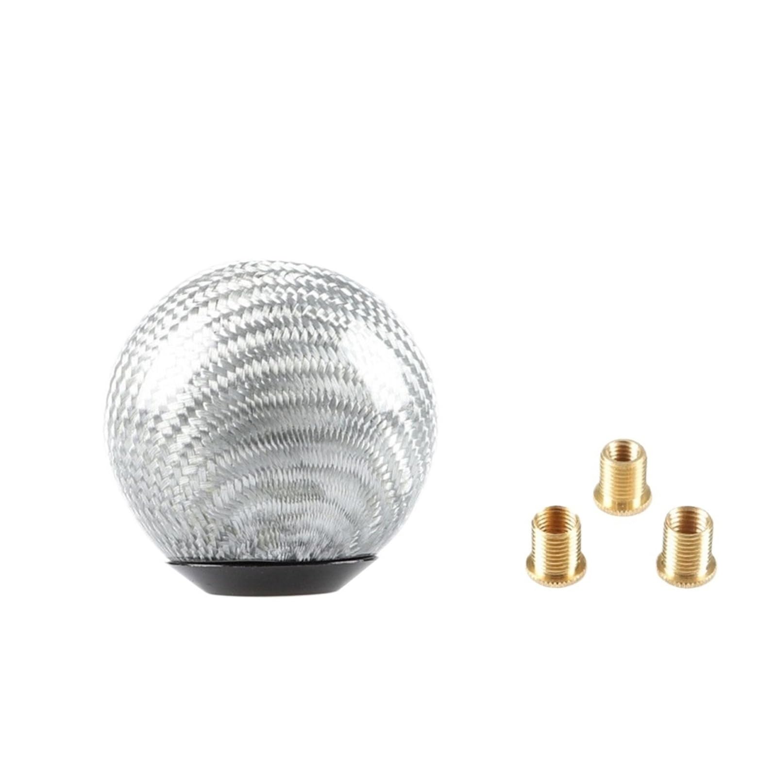 Qrptmbnf Silver Gear Shift Knob Compatible With Automatic Car, Shifter, Lever